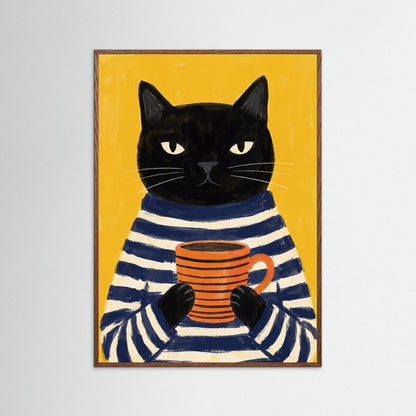 Coffee Cat — Art Print   