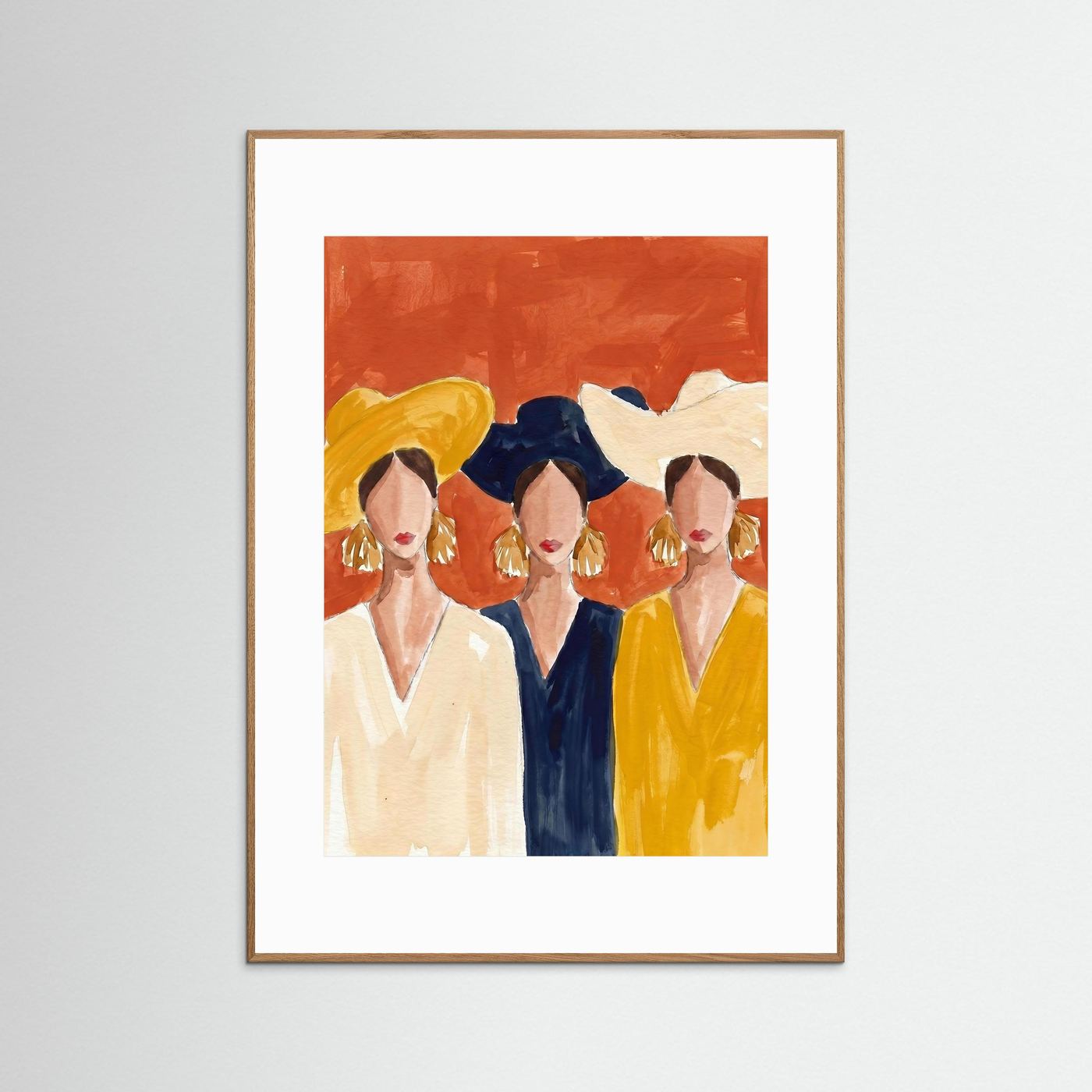 Summer Hats Club — Art Print  