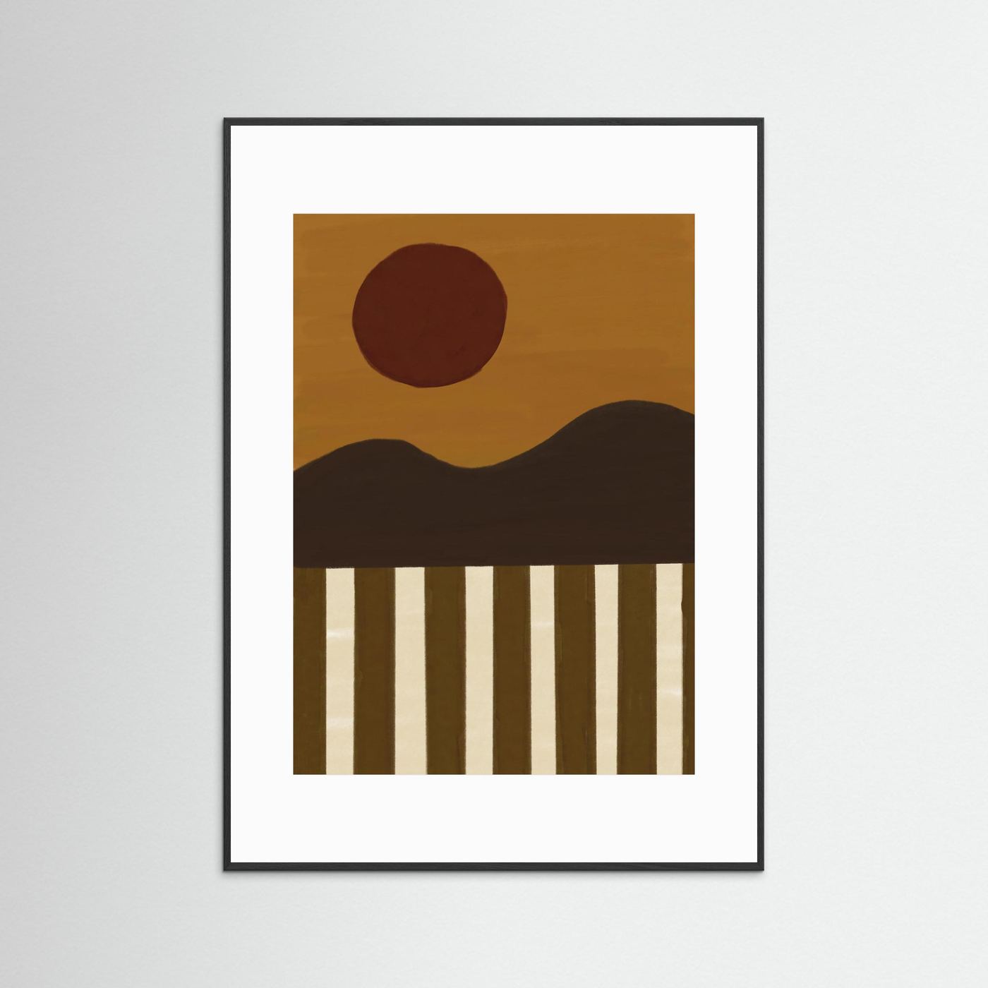 Ochre Valley — Art Print 