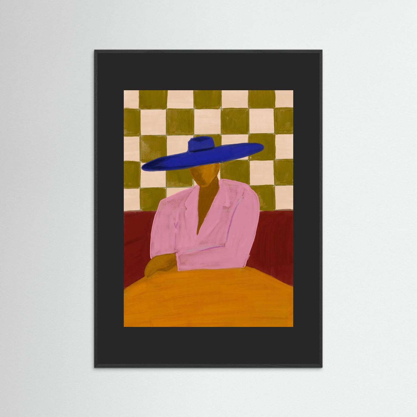 The Blue Hat — Art Print 