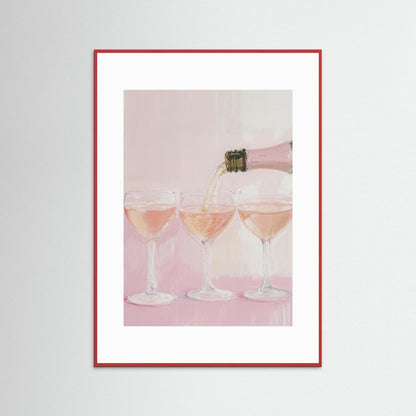Rosé Pour — Art Print   - Copy
