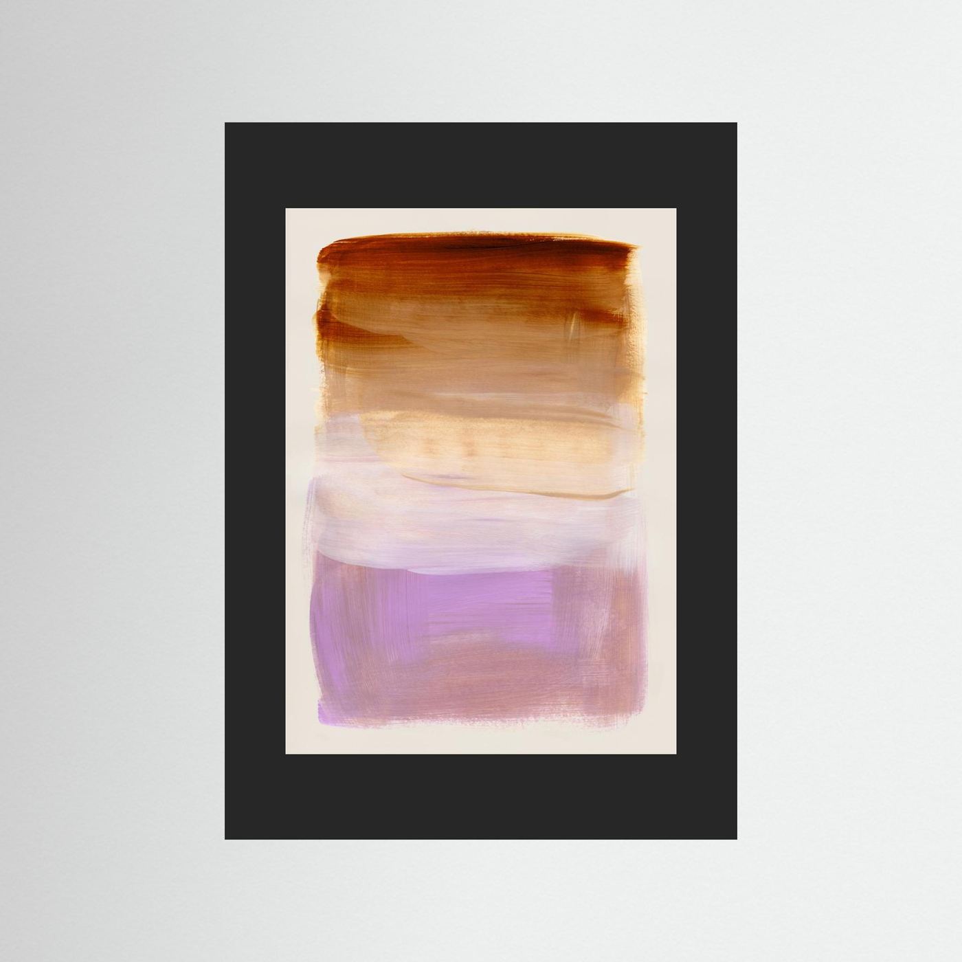 Abstract Brush Strokes 185 by Mareike Böhmer  - Art Print