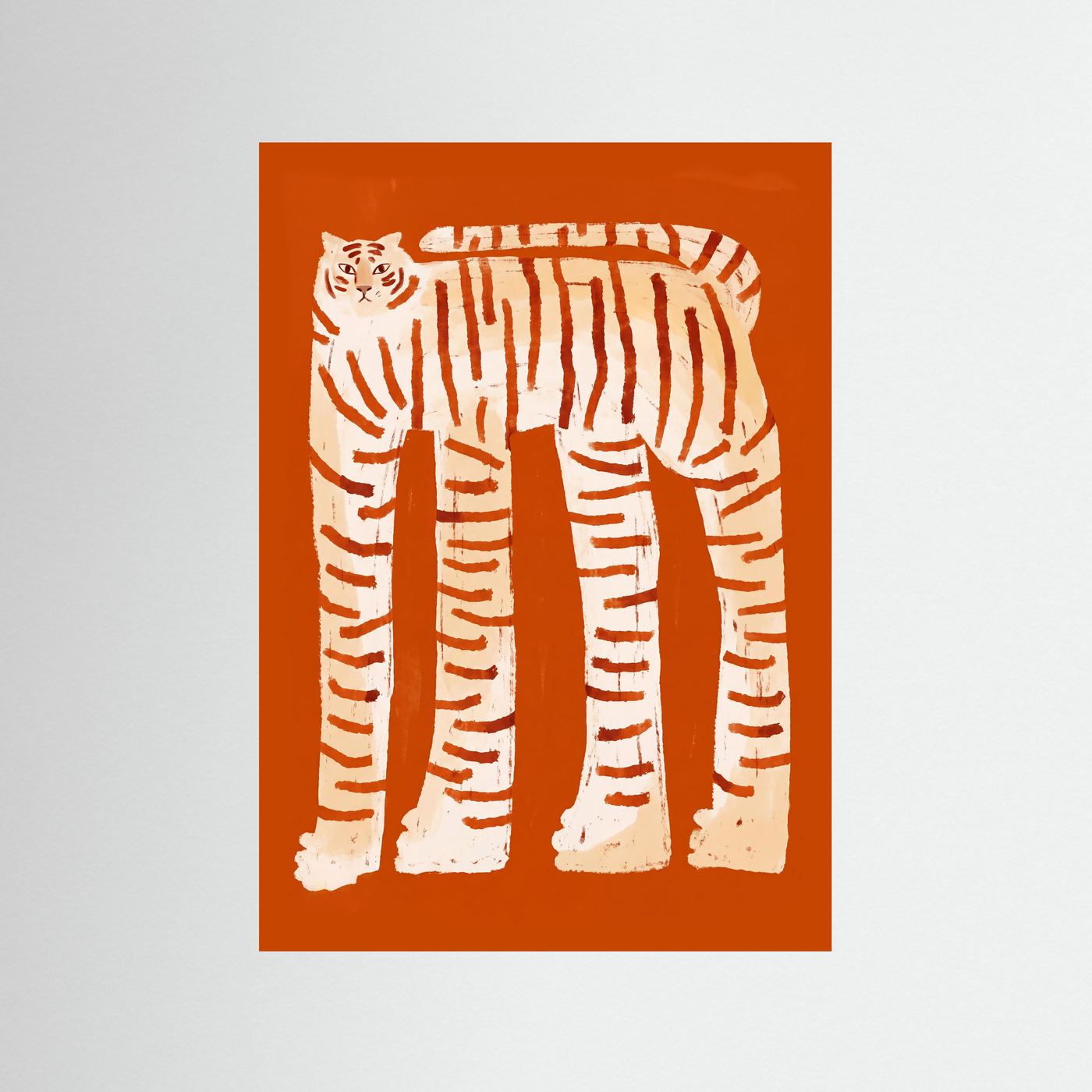 Golden Tiger — Art Print 