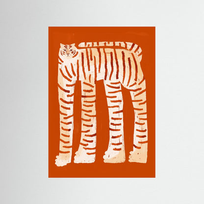 Golden Tiger — Art Print 