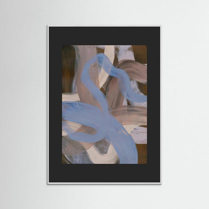 Abstract Brush Strokes 124 by Mareike Böhmer - Art Print