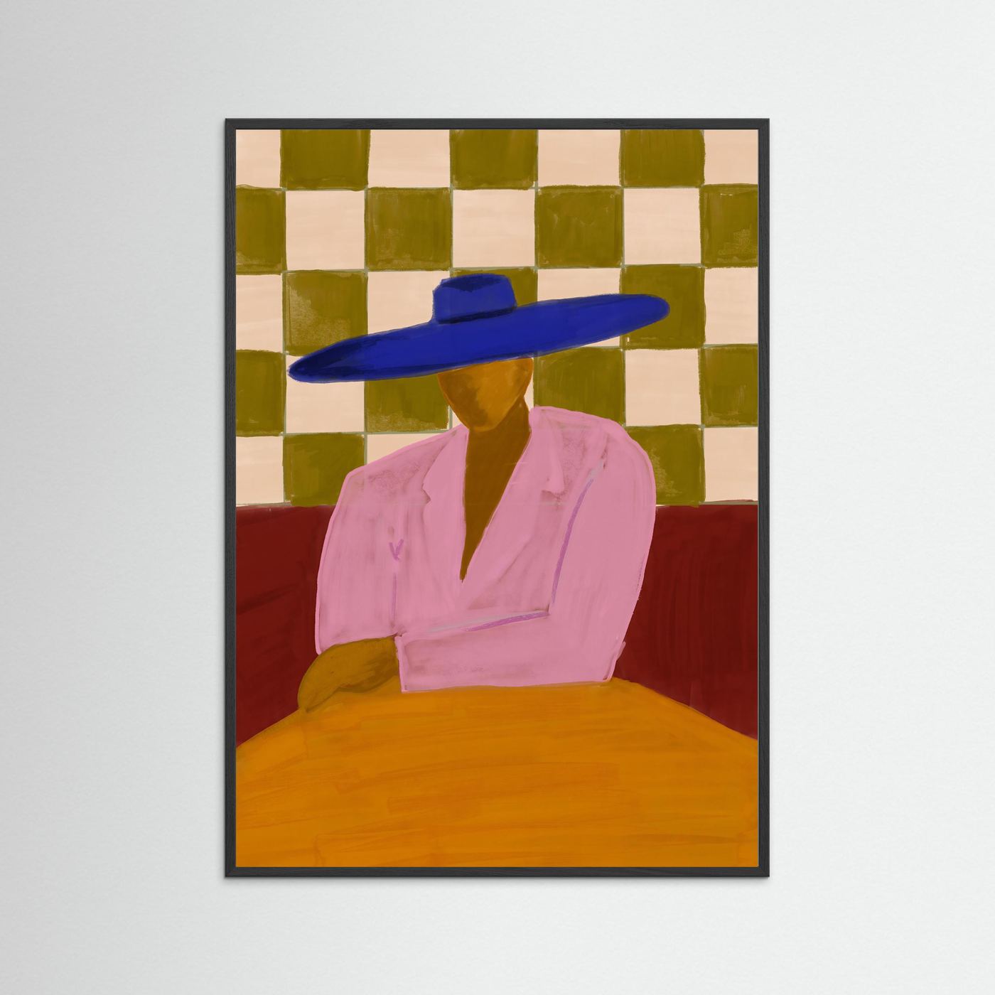 The Blue Hat — Art Print 