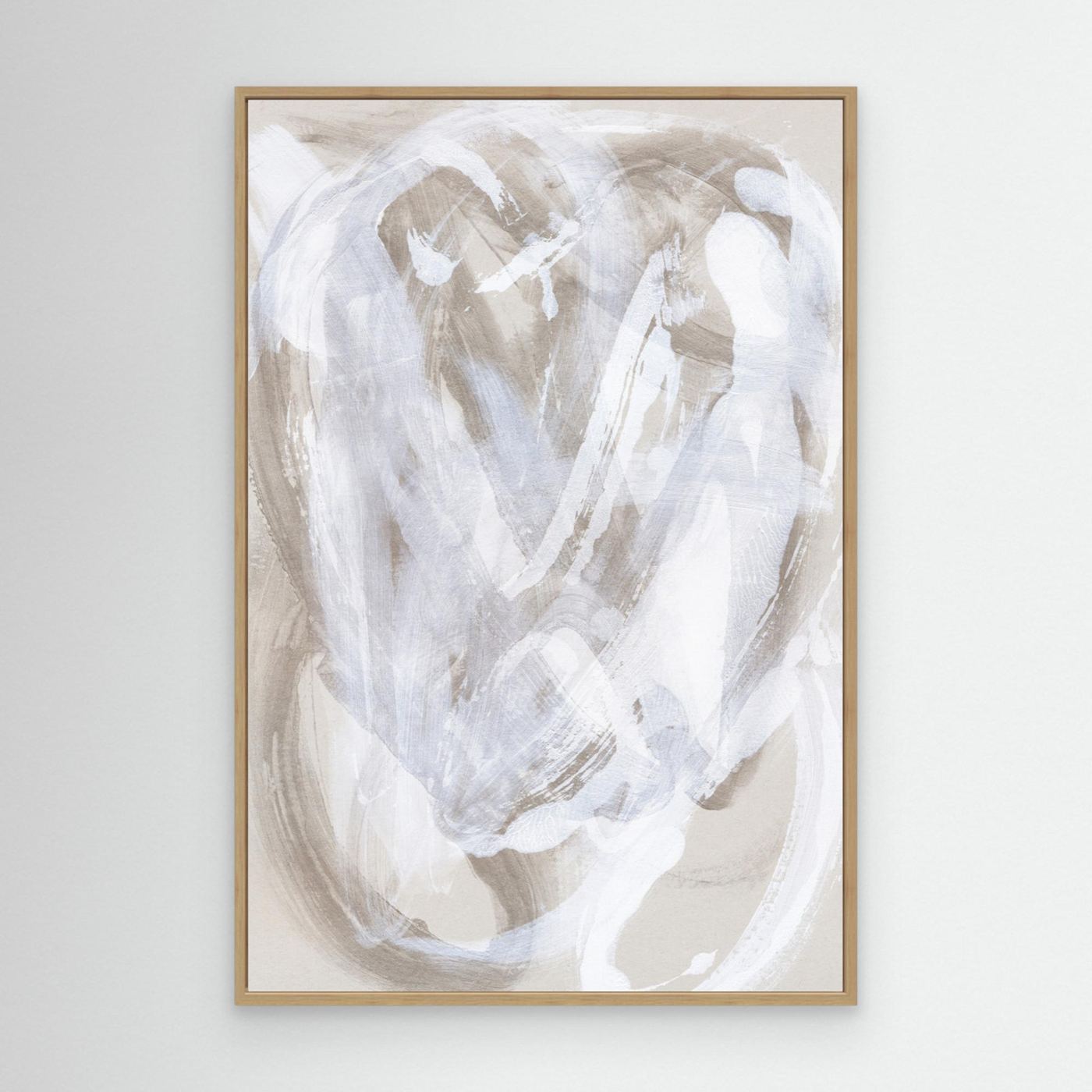 Abstract Brush Strokes 146 by Mareike Böhmer - Canvas Print