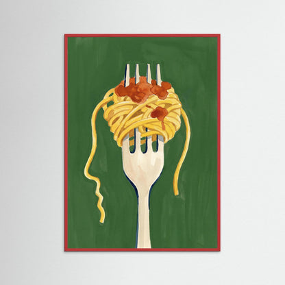 Spaghetti Twirl — Art Print 