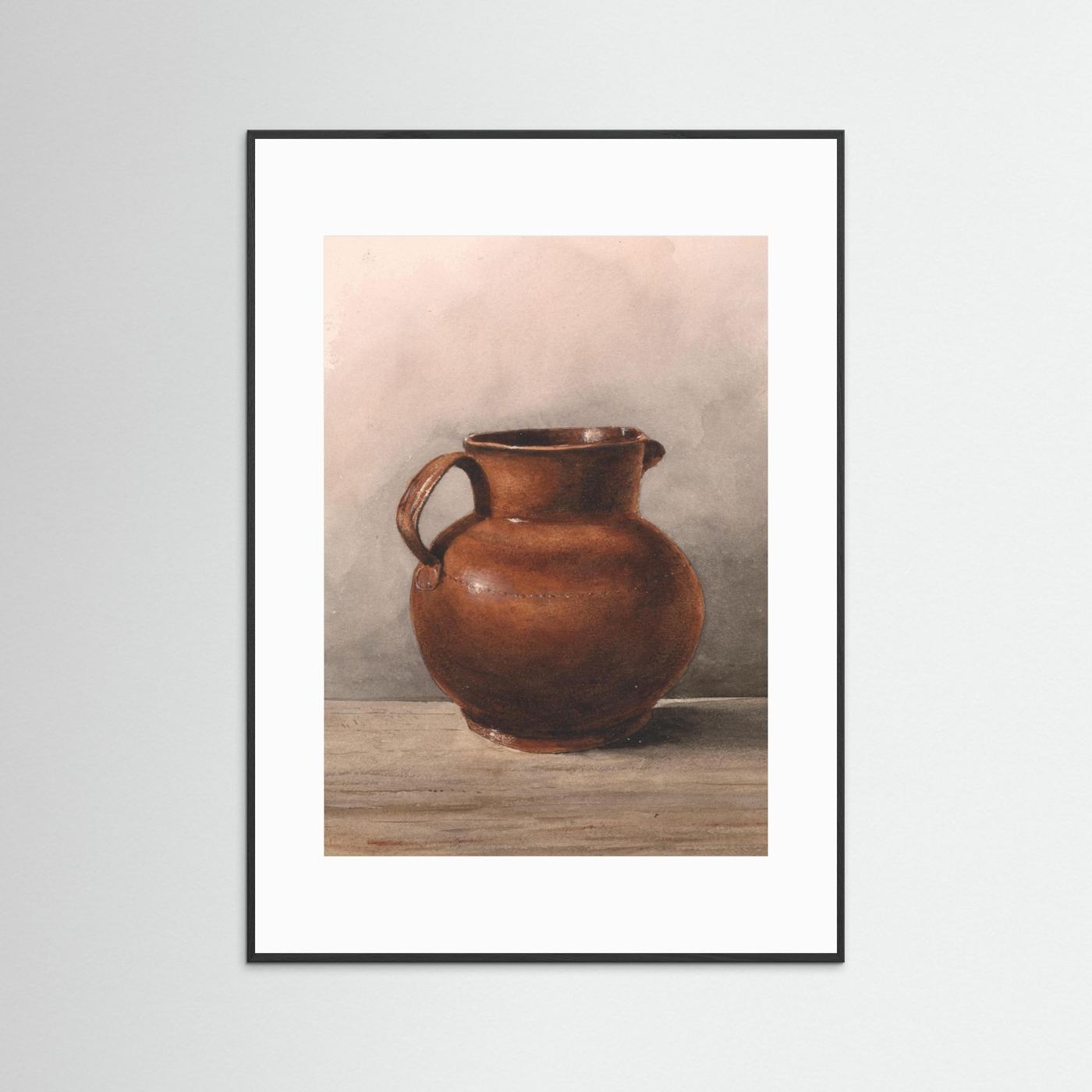 Terracotta Jug — Art Print
