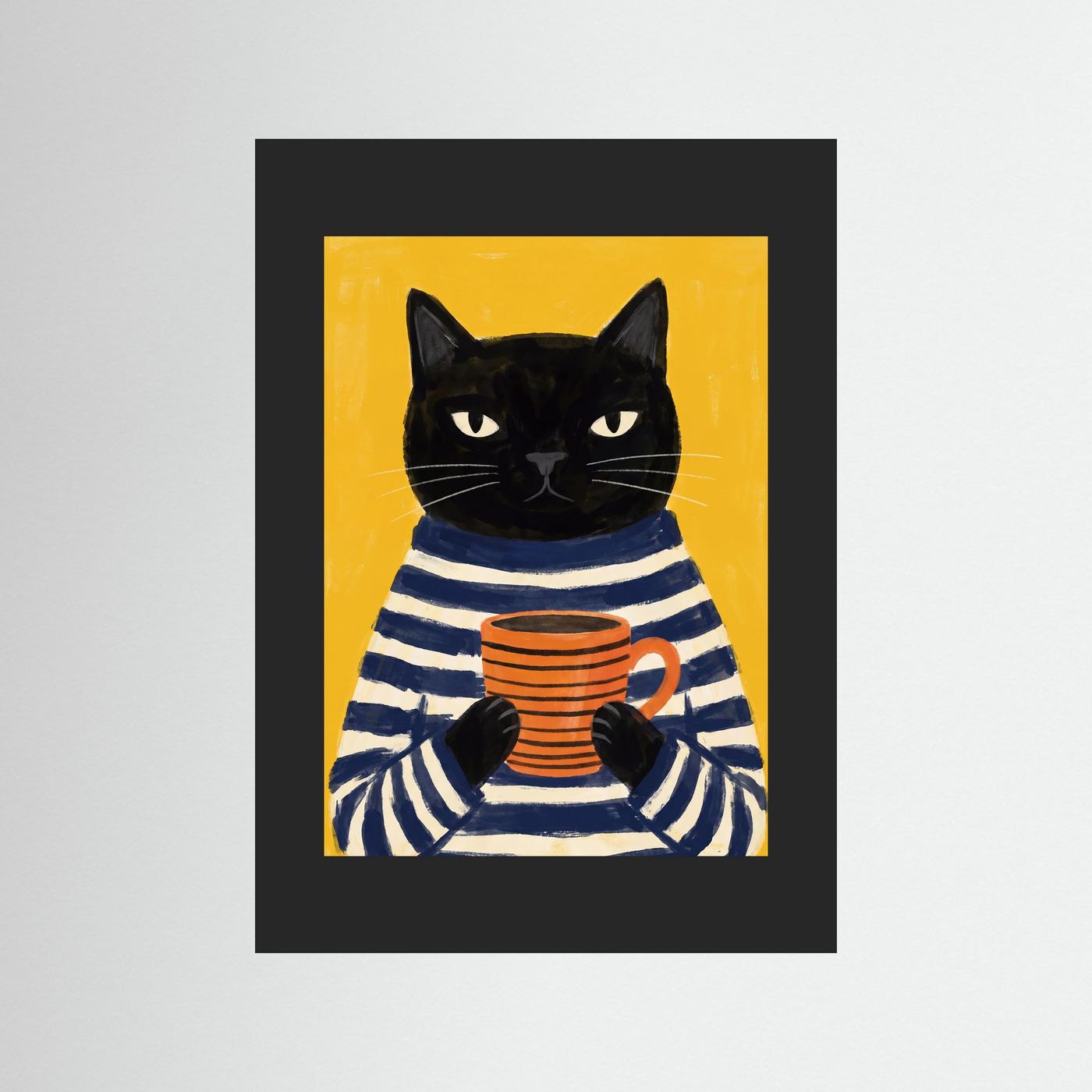 Coffee Cat — Art Print   