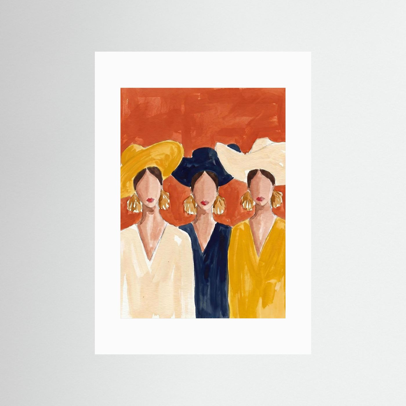 Summer Hats Club — Art Print  