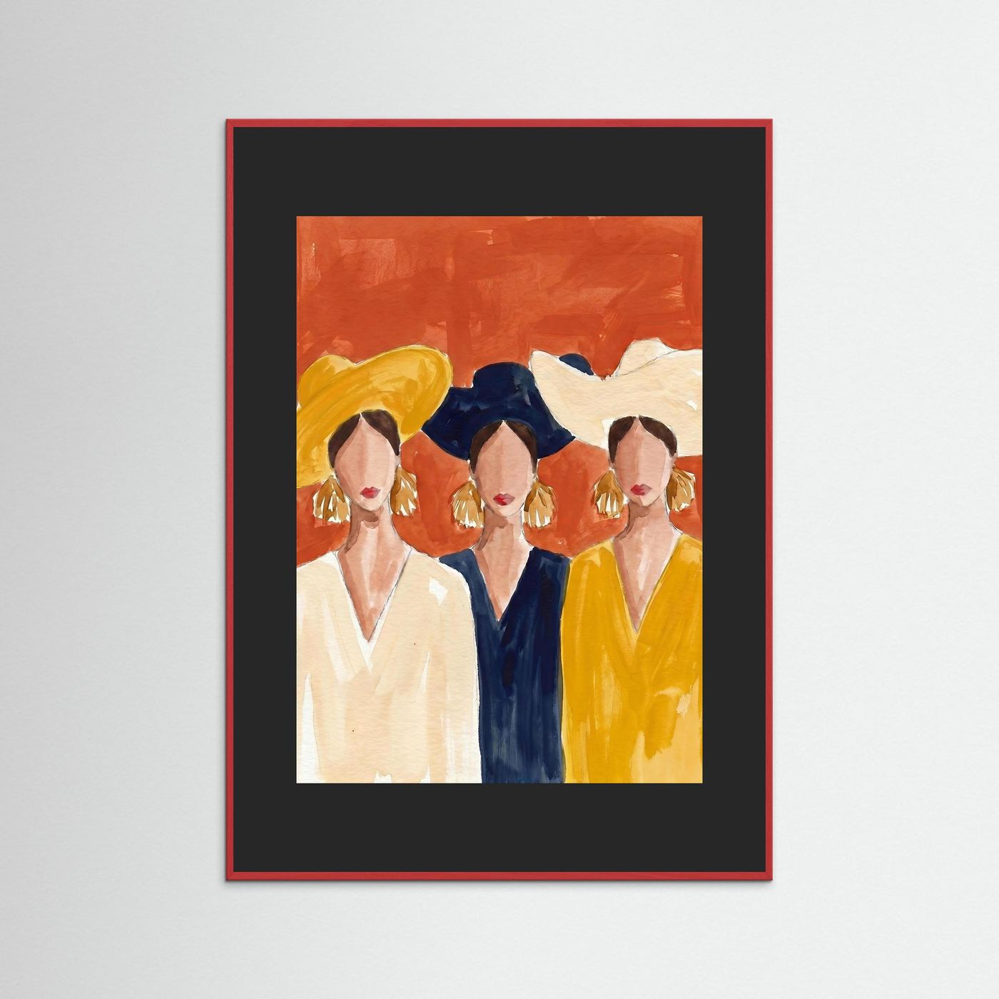 Summer Hats Club — Art Print  