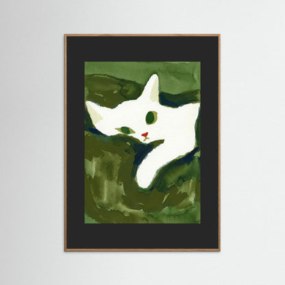 The Stretching Tiger Cat — Art Print  - Copy