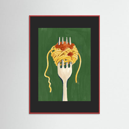 Spaghetti Twirl — Art Print 