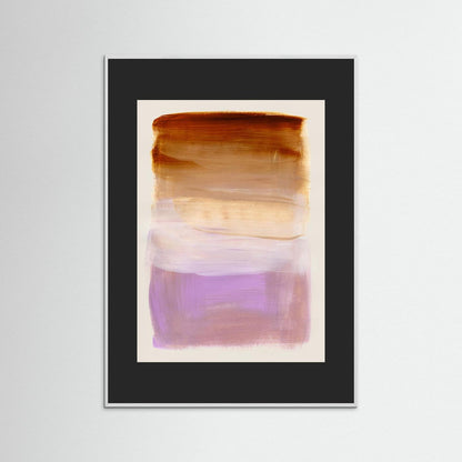 Abstract Brush Strokes 185 by Mareike Böhmer  - Art Print