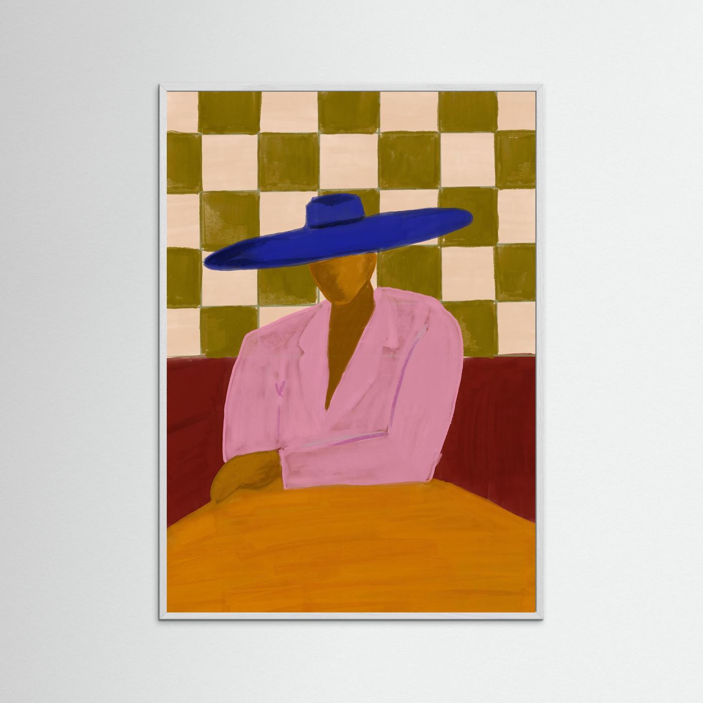 The Blue Hat — Art Print 