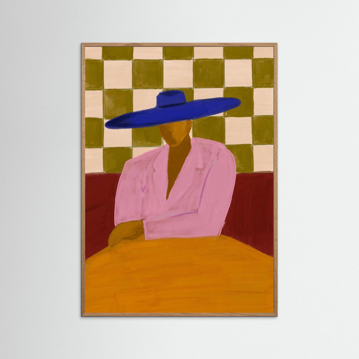 The Blue Hat — Art Print 