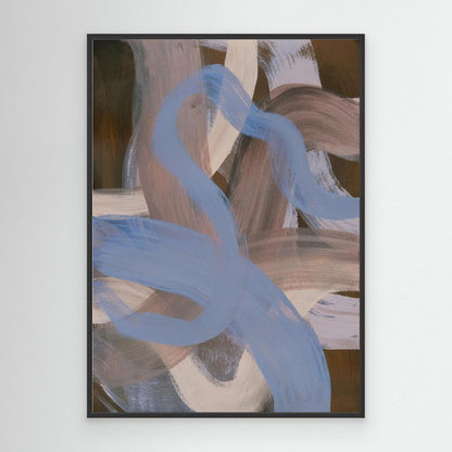 Abstract Brush Strokes 124 by Mareike Böhmer - Canvas Print