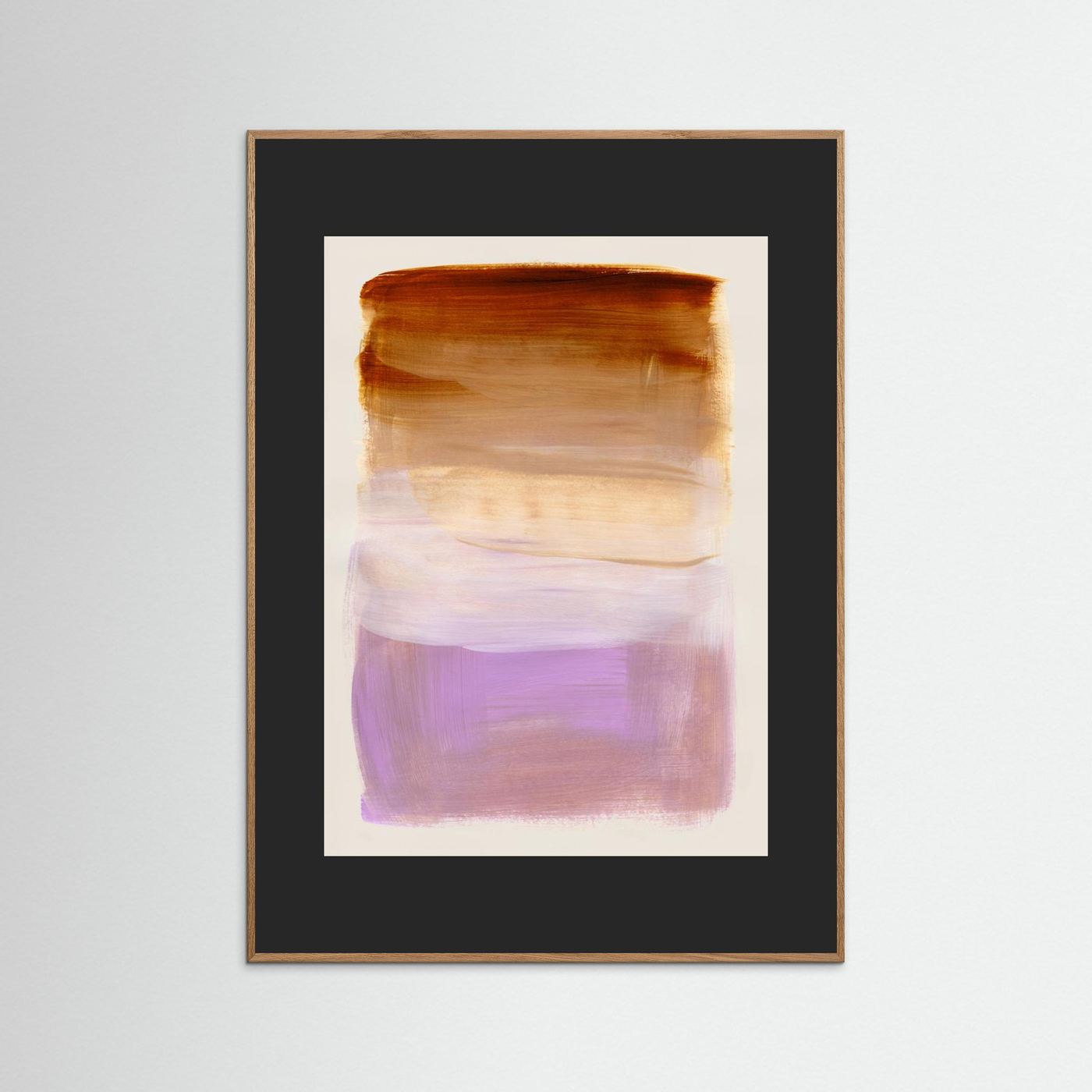 Abstract Brush Strokes 185 by Mareike Böhmer  - Art Print