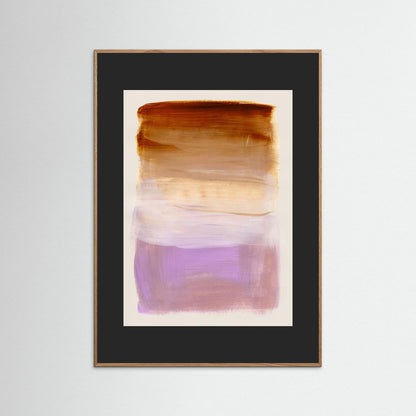 Abstract Brush Strokes 185 by Mareike Böhmer  - Art Print