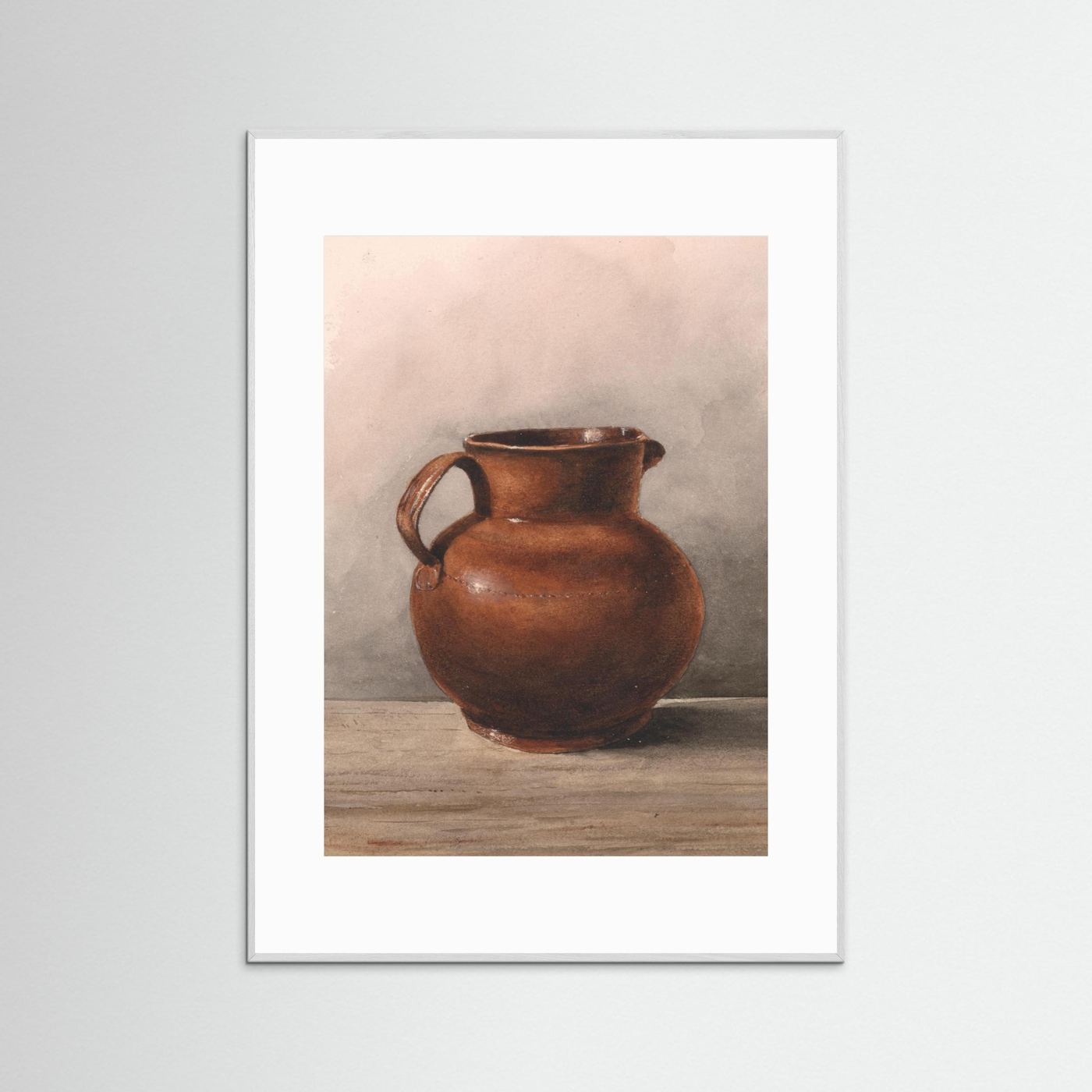 Terracotta Jug — Art Print