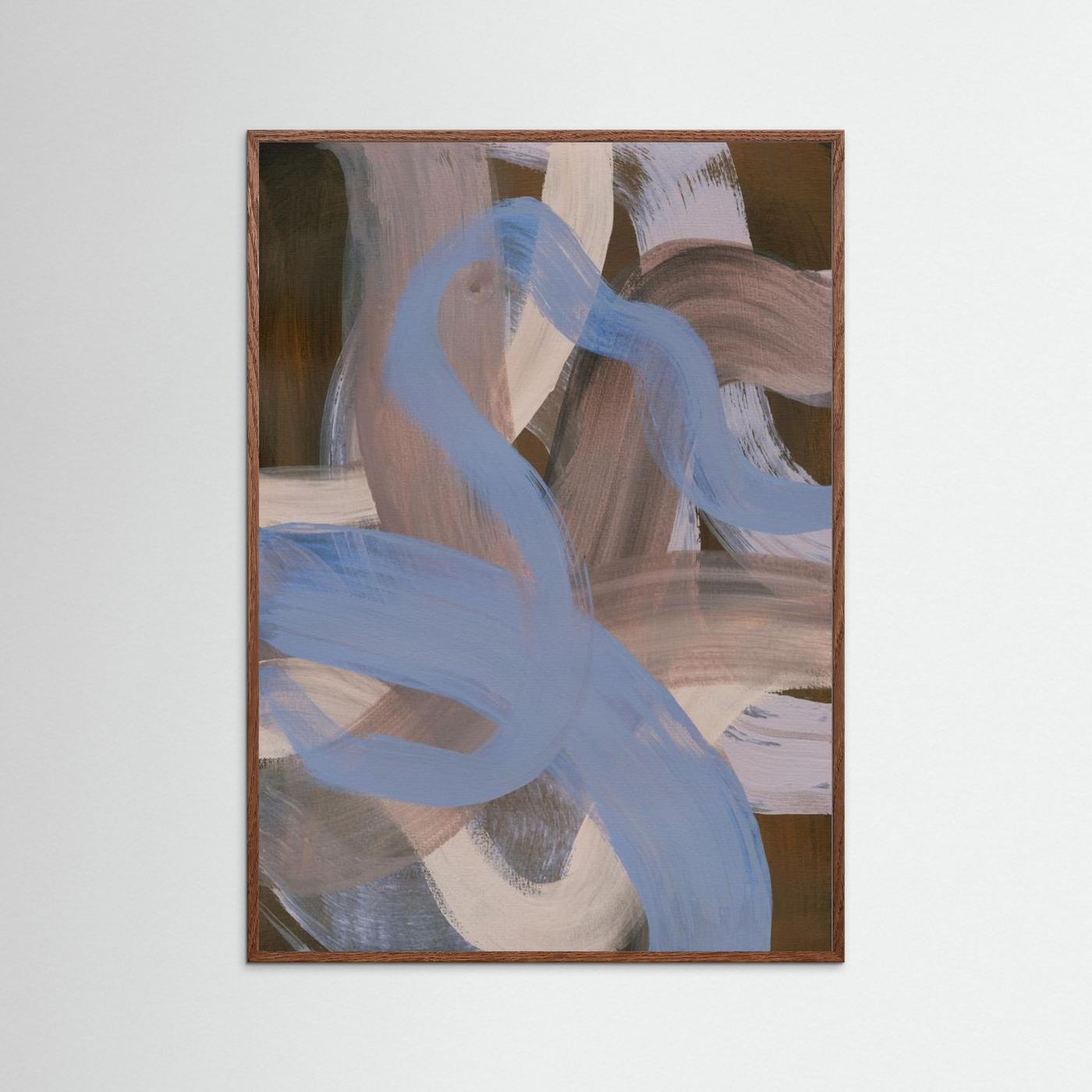 Abstract Brush Strokes 124 by Mareike Böhmer - Art Print