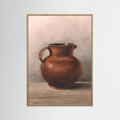 Terracotta Jug — Art Print