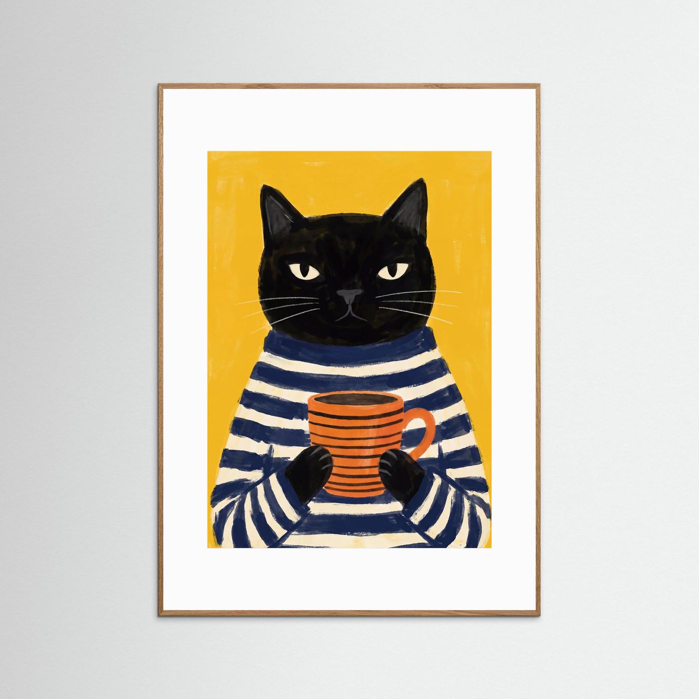 Coffee Cat — Art Print   