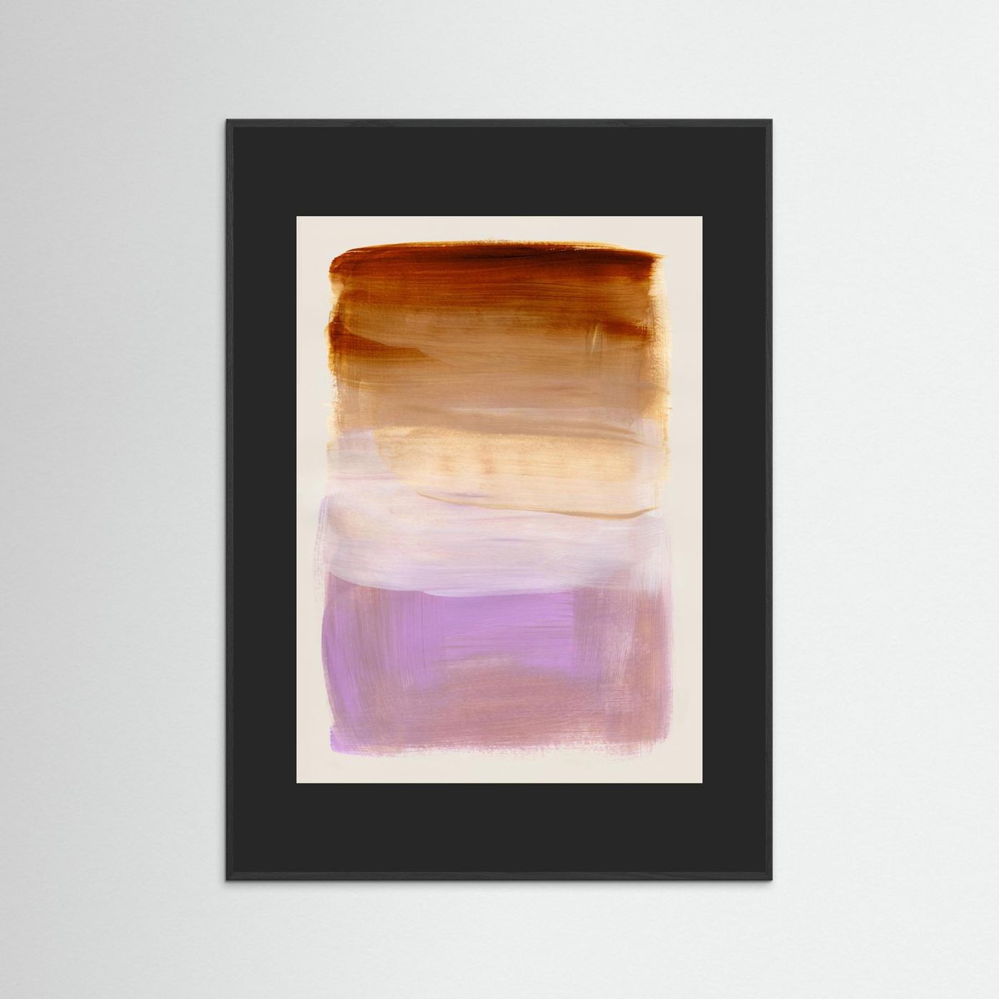 Abstract Brush Strokes 185 by Mareike Böhmer  - Art Print