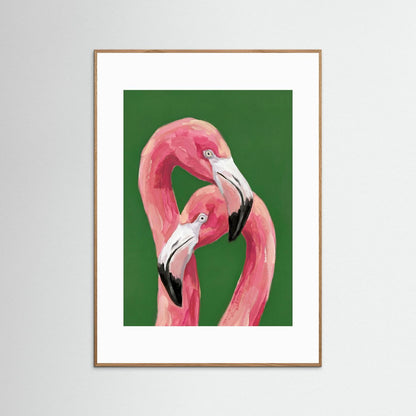 Flamingo Love — Art Print  