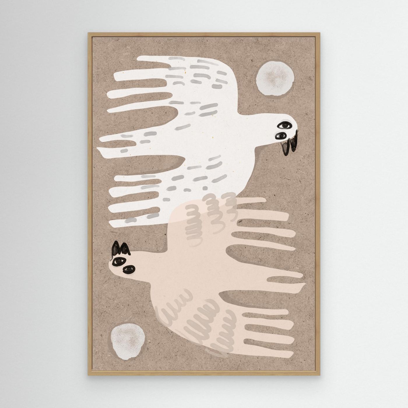 Dance Of The Birds by Treechild - Canvas Print