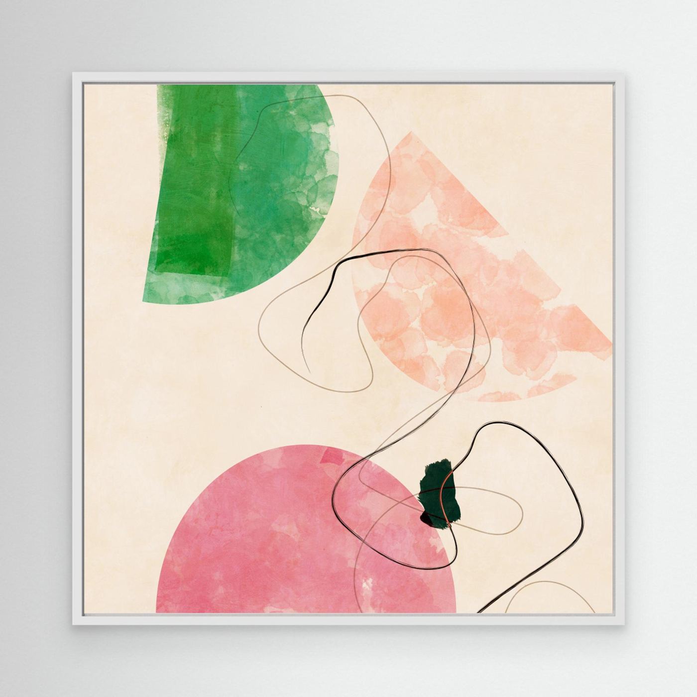 Organic Painted by Ana Rut Bre  - Canvas Print