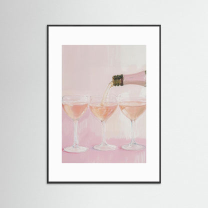 Rosé Pour — Art Print   - Copy