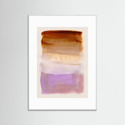 Abstract Brush Strokes 185 by Mareike Böhmer  - Art Print