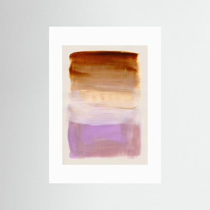 Abstract Brush Strokes 185 by Mareike Böhmer  - Art Print