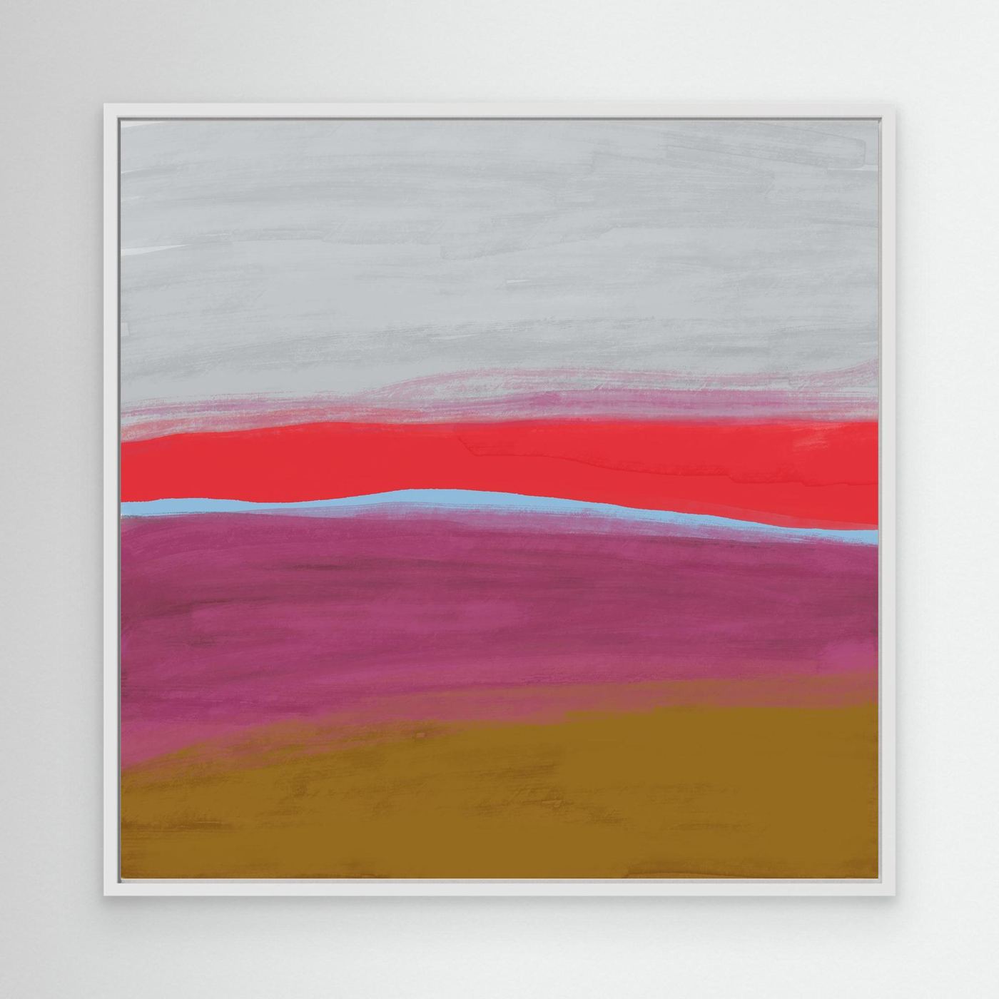Crimson Horizon - Canvas Art 