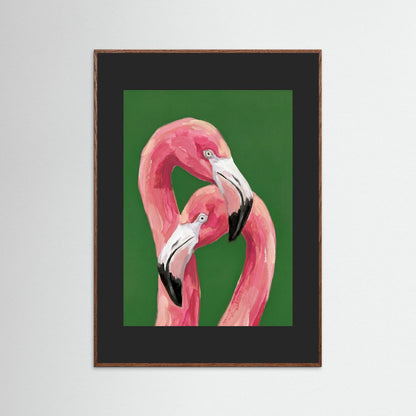 Flamingo Love — Art Print  