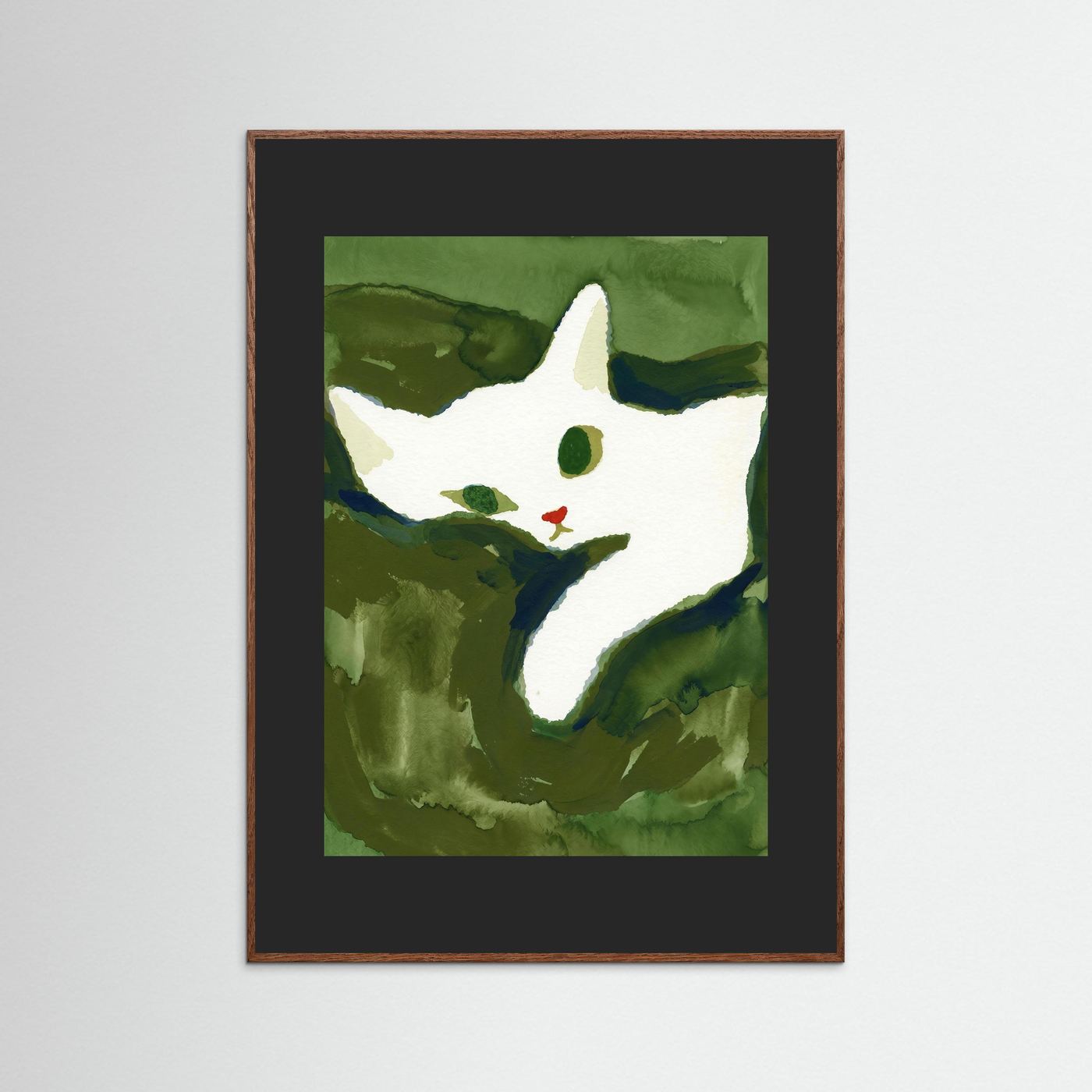 The Stretching Tiger Cat — Art Print  - Copy