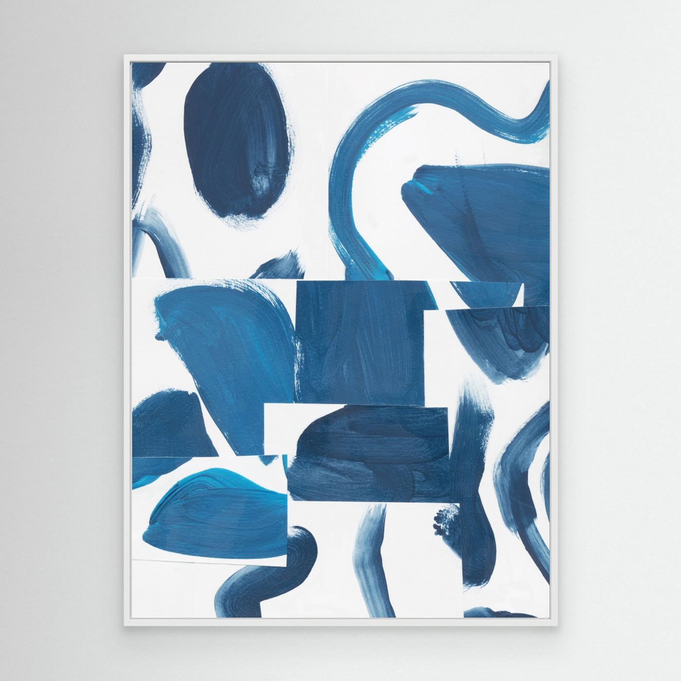 Indigo Summer Camp 2 by Bronwyn Baker - Canvas Print