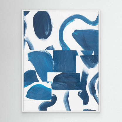 Indigo Summer Camp 2 by Bronwyn Baker - Canvas Print