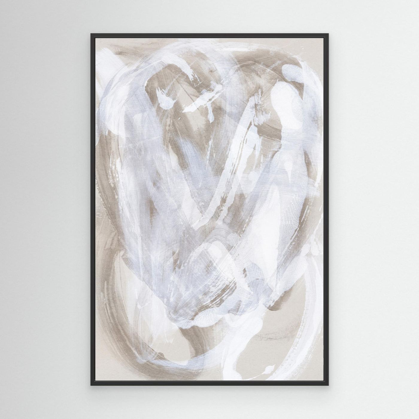 Abstract Brush Strokes 146 by Mareike Böhmer - Canvas Print