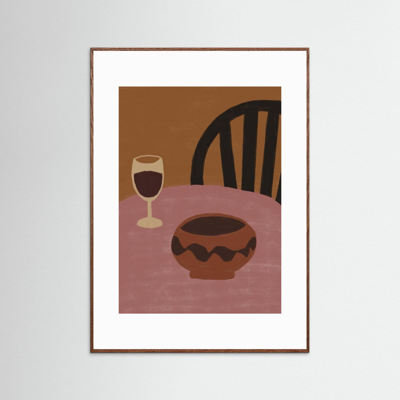 Still Life in Rose  — Art Print  