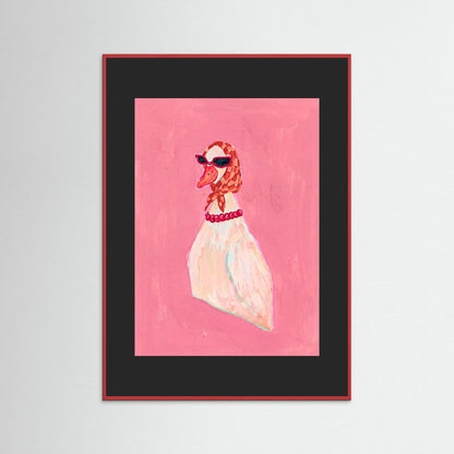 The Chic Duck — Art Print