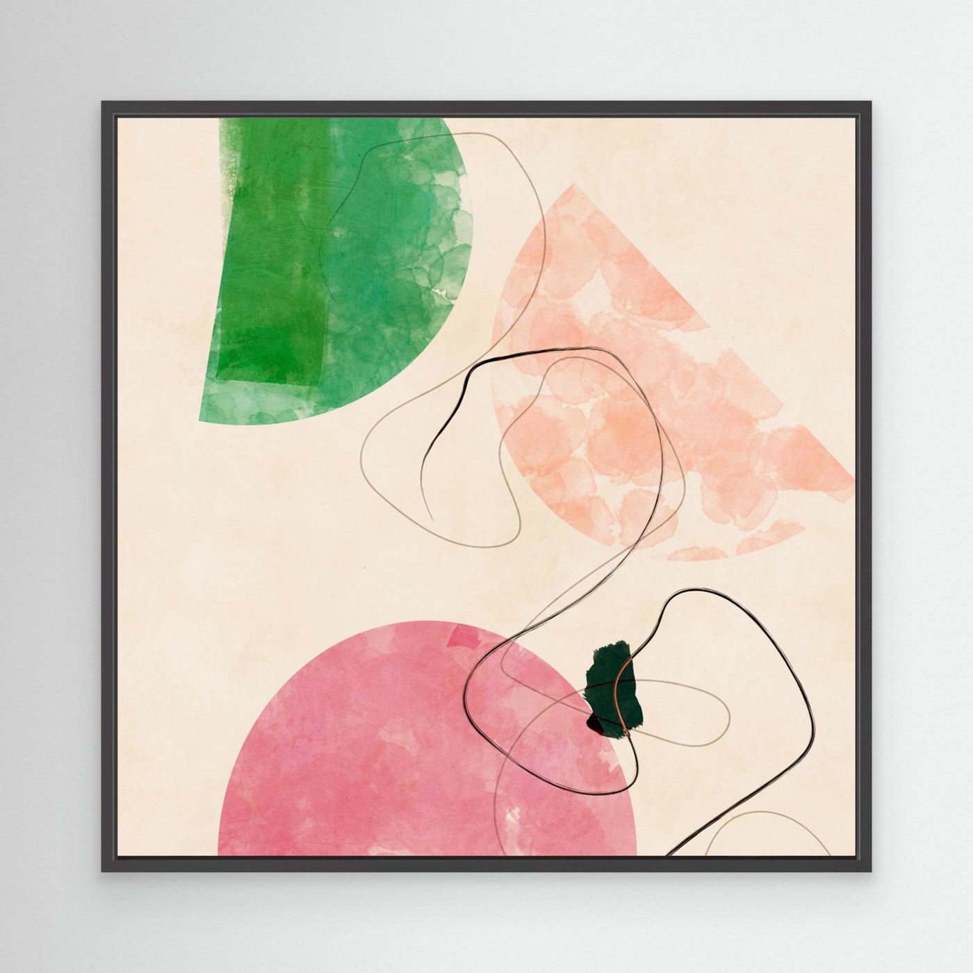 Organic Painted by Ana Rut Bre  - Canvas Print