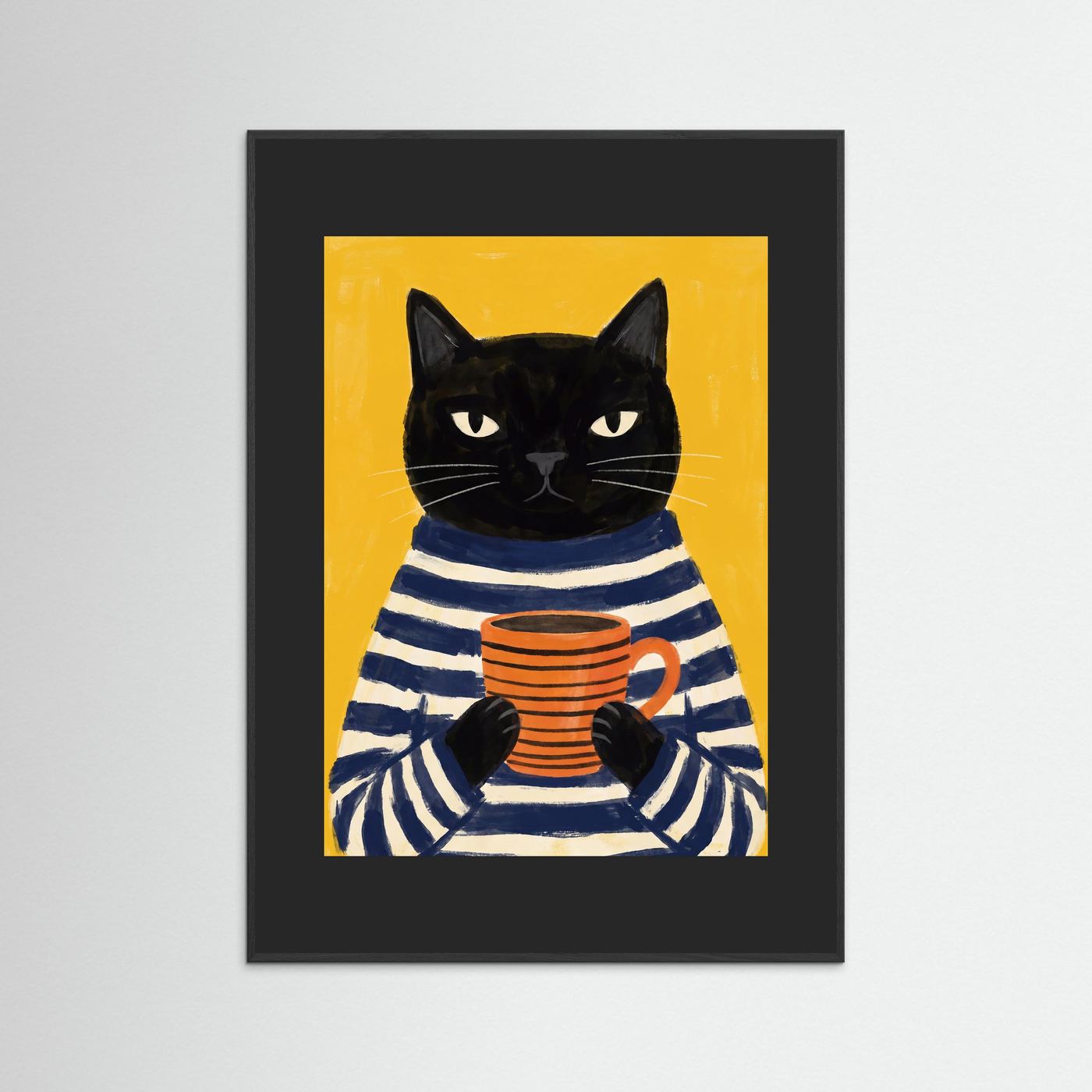 Coffee Cat — Art Print   