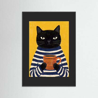 Coffee Cat — Art Print   