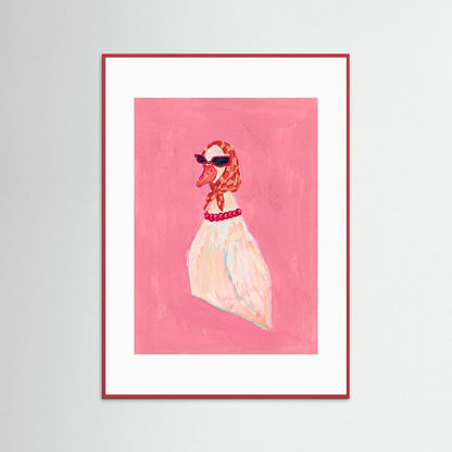 The Chic Duck — Art Print