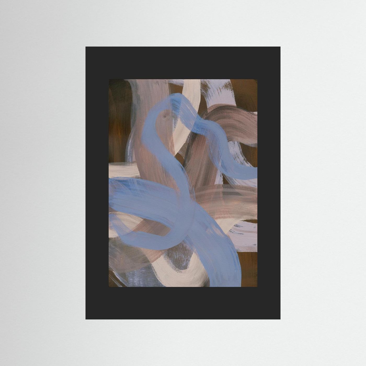 Abstract Brush Strokes 124 by Mareike Böhmer - Art Print