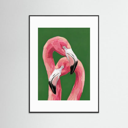Flamingo Love — Art Print  